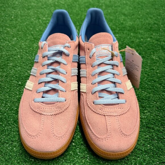 Adidas Handball Spezial Low Womens Handball Shoes Pink IG1974 NEW Multi Sz - Picture 2 of 4